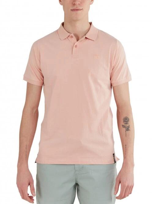 Fundango Incognito Mono Poloshirt férfi galléros póló rózsaszín színben 2