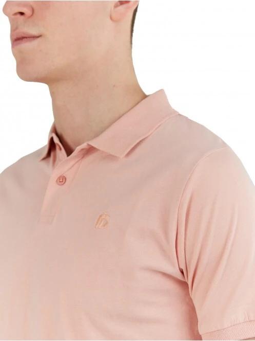Fundango Incognito Mono Poloshirt férfi galléros póló rózsaszín színben 5