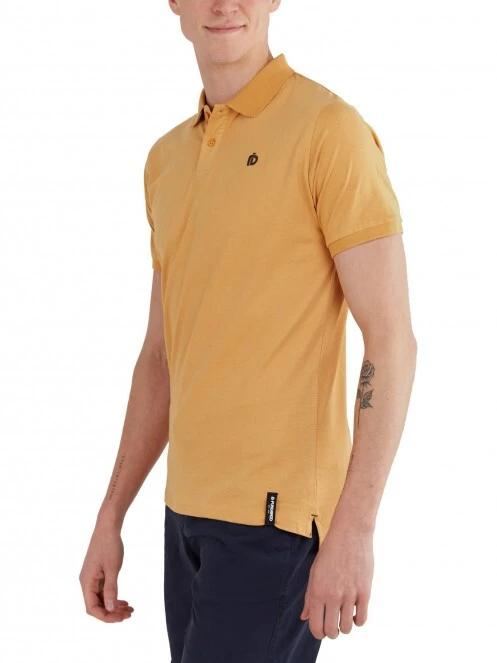 Fundango Incognito Mono Poloshirt férfi galléros póló sárga színben 2