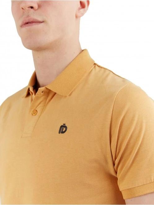 Fundango Incognito Mono Poloshirt férfi galléros póló sárga színben 4