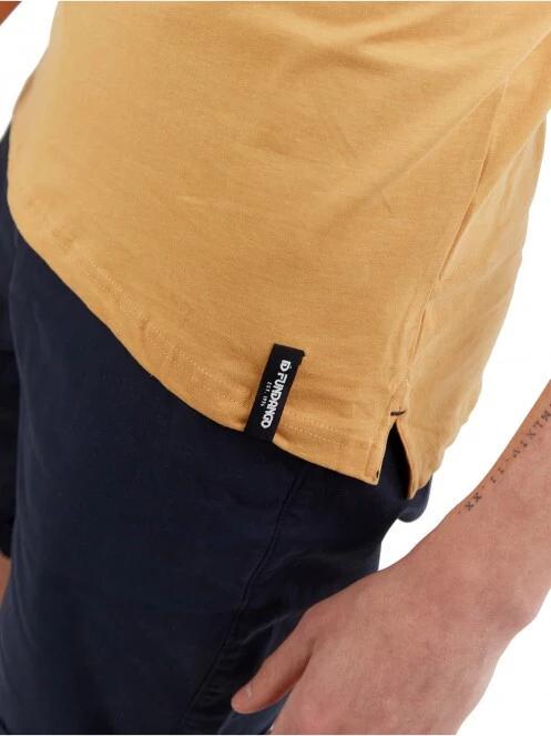 Fundango Incognito Mono Poloshirt férfi galléros póló sárga színben 5