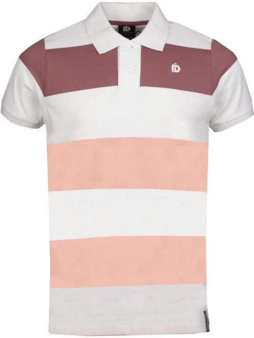 Fundango Incognito Stripe Poloshirt férfi galléros póló fehér színben 7