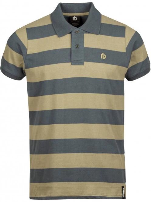 Fundango Incognito Stripe Poloshirt férfi galléros póló oliva színben 7