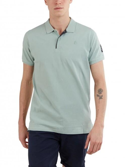 Fundango Molton Poloshirt férfi galléros póló zöld színben 2