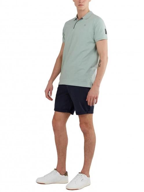 Fundango Molton Poloshirt férfi galléros póló zöld színben 4