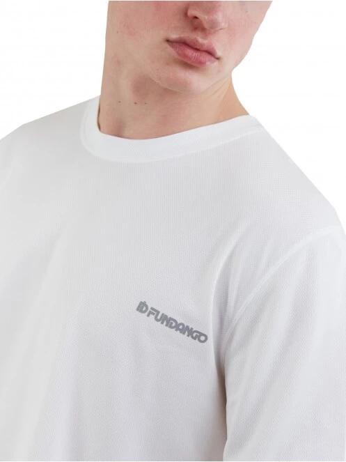 Fundango Maurice Long Rashguard férfi hosszú ujjú lycra fehér színben 5
