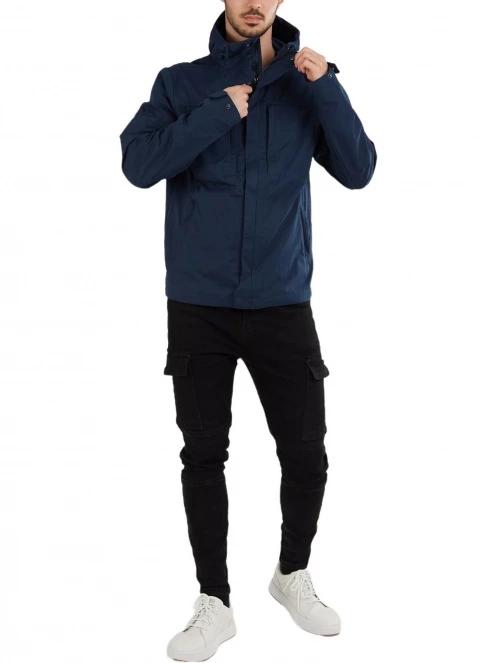 Fundango Managa jacket férfi átmeneti kabát sötétkék színben 4