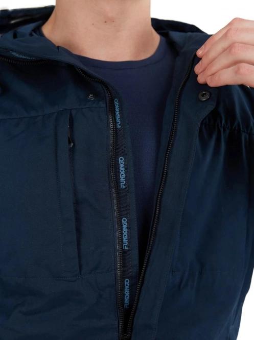 Fundango Managa jacket férfi átmeneti kabát sötétkék színben 8