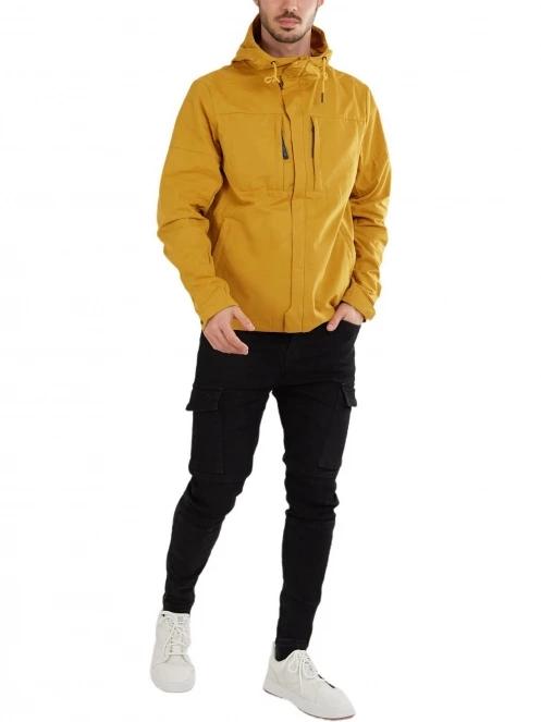 Fundango Managa jacket férfi átmeneti kabát sárga színben 4
