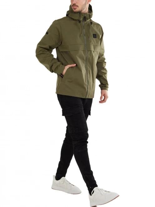 Fundango Clayton Casual Jacket férfi átmeneti kabát zöld színben 4