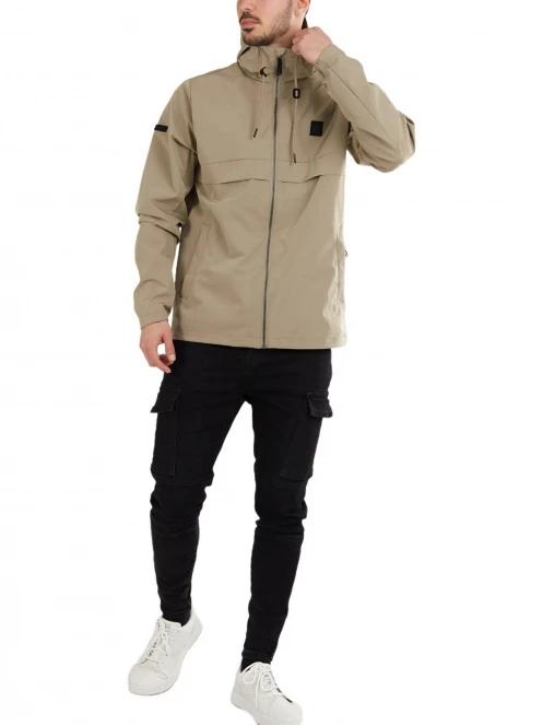 Fundango Clayton Casual Jacket férfi átmeneti kabát homok színben 4