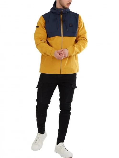 Fundango Clayton Casual Jacket férfi átmeneti kabát sárga színben 4