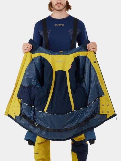 Fundango Privet Allmountain Jacket férfi síkabát sárga színben 5