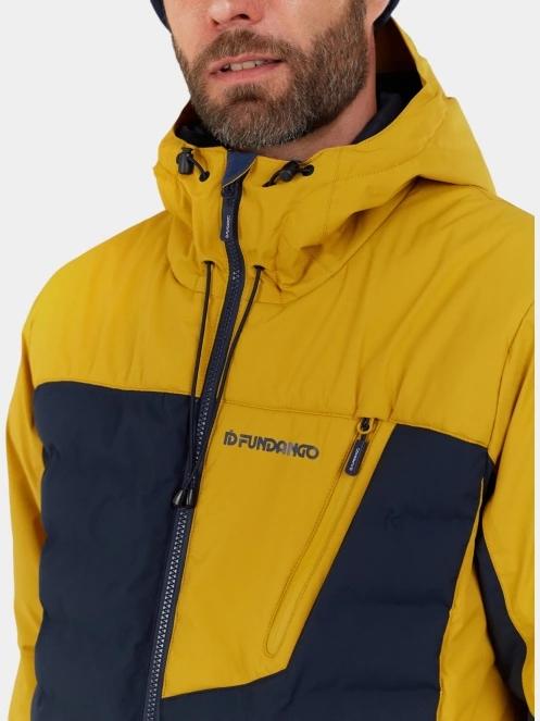 Fundango Fairfield Padded Jacket férfi steppelt síkabát sötétkék színben 7