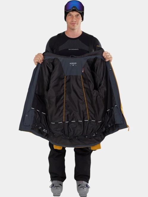 Fundango Fairfield Padded Jacket férfi steppelt síkabát szürke színben 5