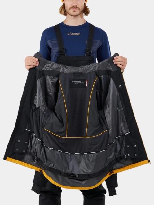 Fundango Rigel 3L Jacket férfi síkabát narancssárga színben 5
