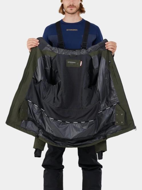 Fundango Rigel 3L Jacket férfi síkabát oliva színben 5