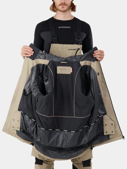 Fundango Rigel 3L Jacket férfi síkabát homok színben 5