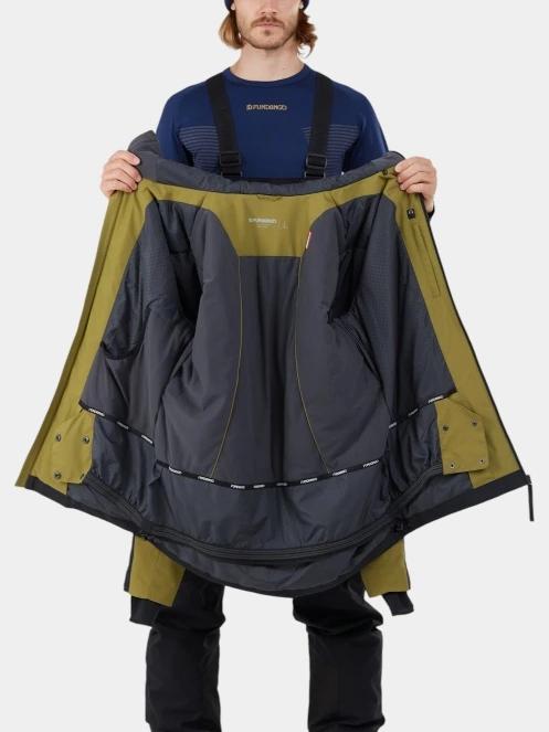 Fundango Baily ECO Allmountain Jacket férfi síkabát zöld színben 5