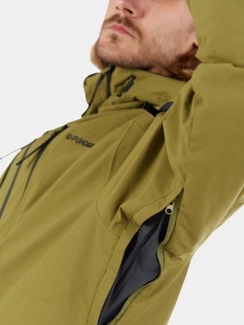 Fundango Baily ECO Allmountain Jacket férfi síkabát zöld színben 7