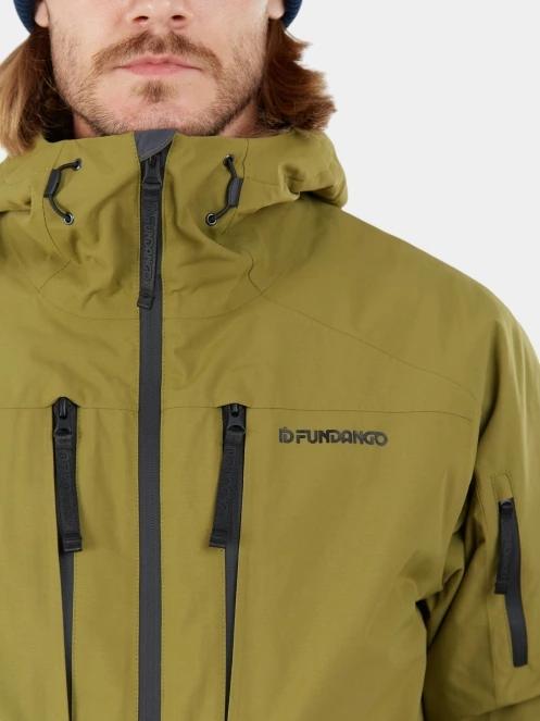 Fundango Baily ECO Allmountain Jacket férfi síkabát zöld színben 8