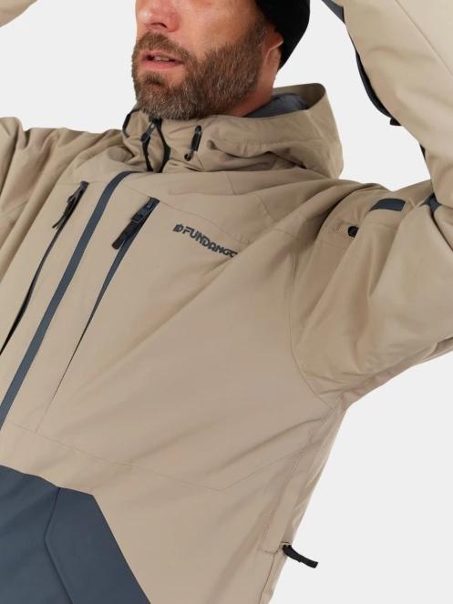 Fundango Baily ECO Allmountain Jacket férfi síkabát homok színben 8