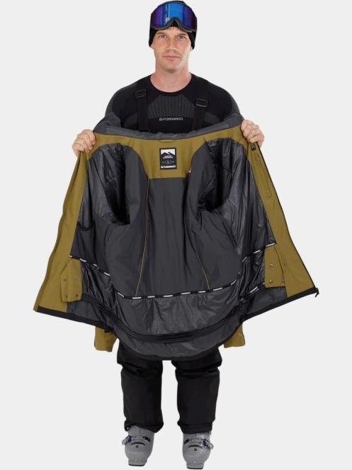 Fundango Baily ECO Allmountain Jacket férfi síkabát zöld színben 5