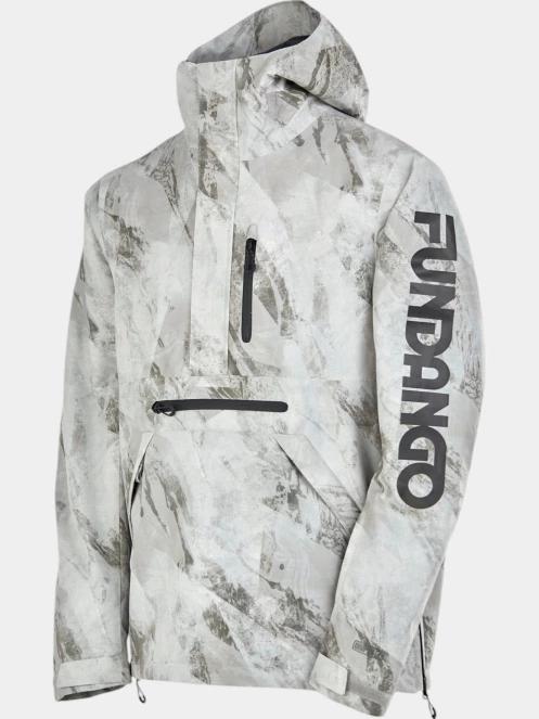 Fundango Tilbury ECO Logo Anorak férfi síkabát homok színben 12