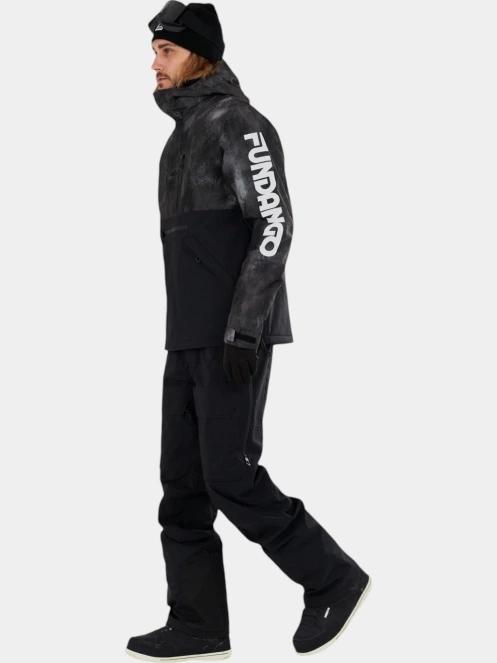 Fundango Tilbury ECO Logo Anorak férfi síkabát fekete színben 4