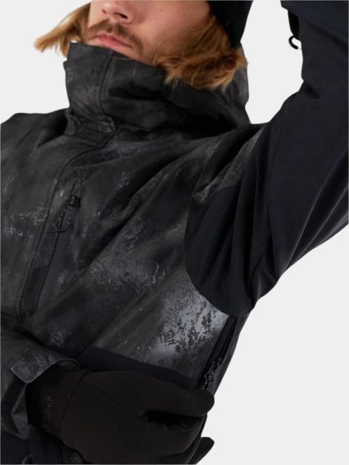 Fundango Tilbury ECO Logo Anorak férfi síkabát fekete színben 8