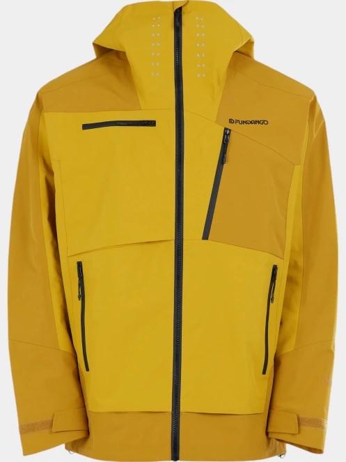 Fundango Manota 3L Shell Jacket férfi síkabát sárga színben 9