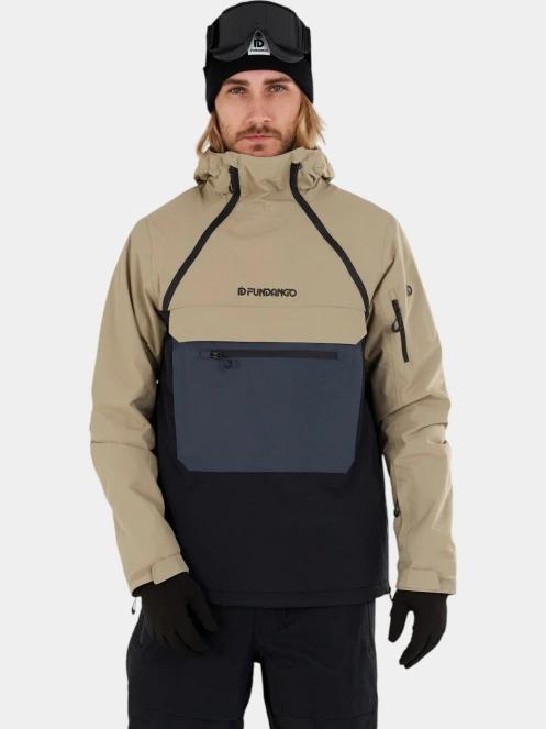 Fundango Hydra ECO Anorak férfi síkabát homok színben 2