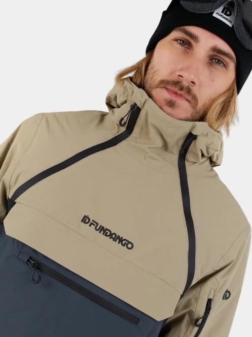 Fundango Hydra ECO Anorak férfi síkabát homok színben 5