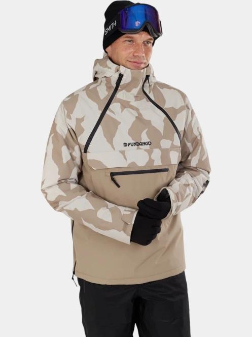 Fundango Hydra ECO Anorak férfi anorák homok színben 2