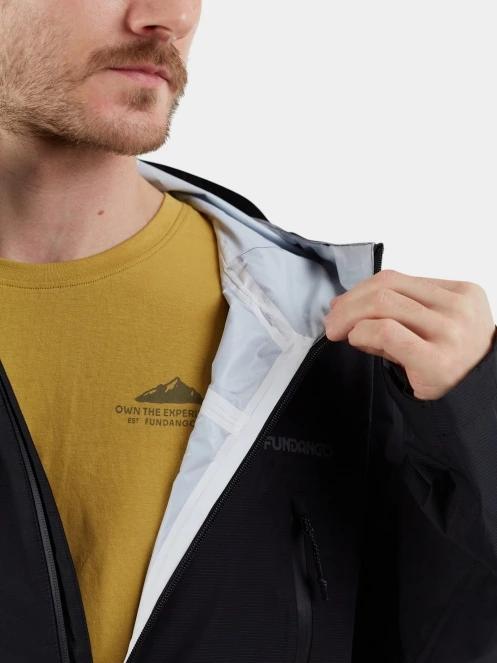 Fundango Piorini II  Waterproof Jacket férfi esőkabát fekete színben 9