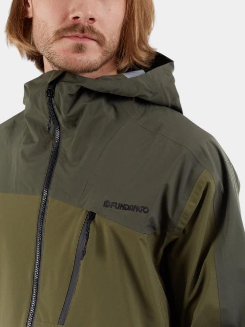 Fundango Levy 3L Jacket férfi héjkabát zöld színben 6