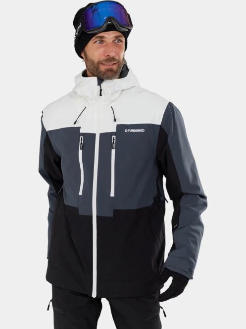 Fundango Nelson Allmountain Jacket férfi síkabát fehér színben 2
