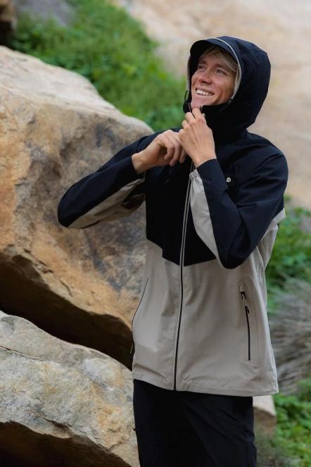 Fundango Wilmington Jacket férfi túrakabát homok színben 8