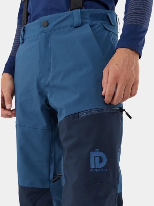Fundango Teak Colourblock Pants férfi sínadrág kék színben 6