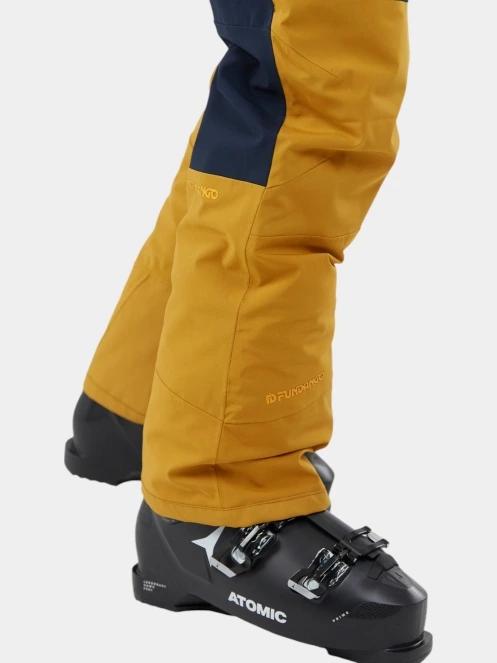 Fundango Teak Colourblock Pants férfi sínadrág sárga színben 5