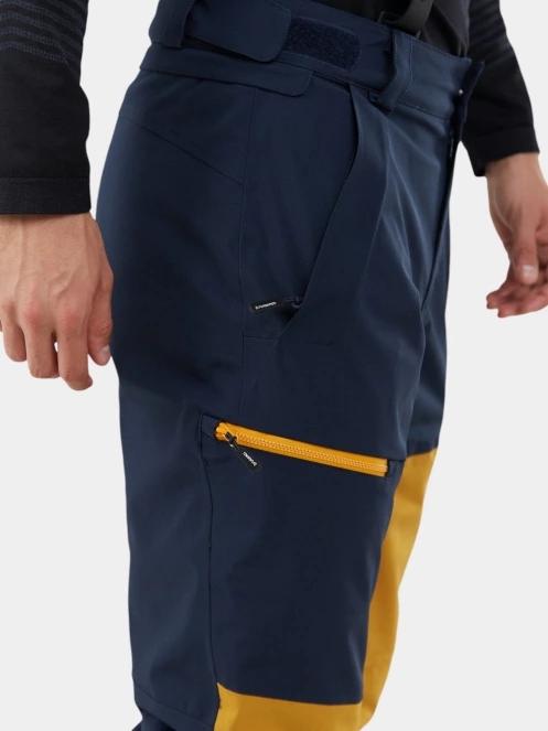 Fundango Teak Colourblock Pants férfi sínadrág sárga színben 6