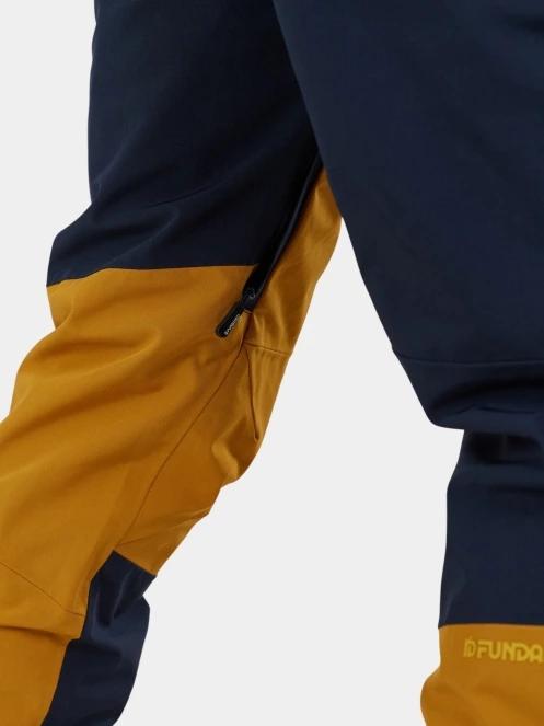 Fundango Teak Colourblock Pants férfi sínadrág sötétkék színben 5