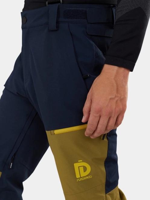 Fundango Teak Colourblock Pants férfi sínadrág sötétkék színben 6