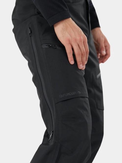 Fundango Artane 3L Shell Pants férfi héjnadrág fekete színben 6