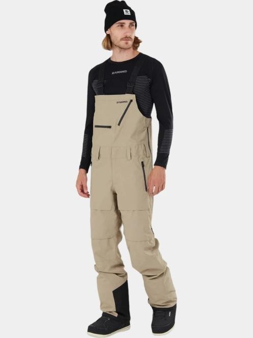 Fundango Benton 3L Bib Pants férfi sínadrág homok színben 5