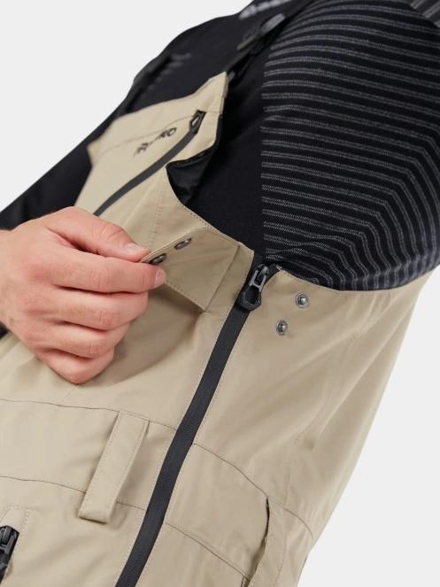 Fundango Benton 3L Bib Pants férfi sínadrág homok színben 10