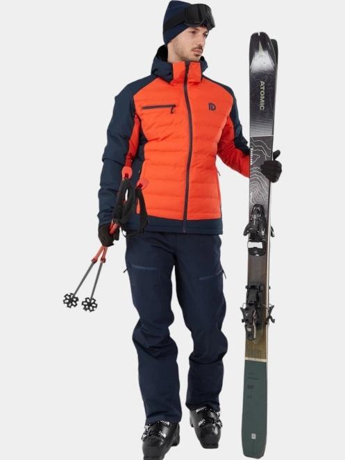 Fundango Mugo Fullzip Pants férfi sínadrág sötétkék színben 5