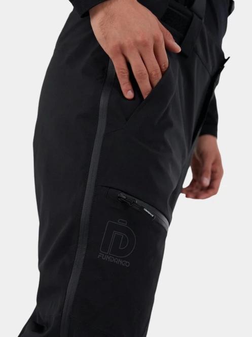 Fundango Mugo Fullzip Pants férfi sínadrág fekete színben 7