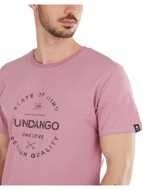 Fundango Basic-T Logo 04 férfi rövid ujjú póló lila színben 5