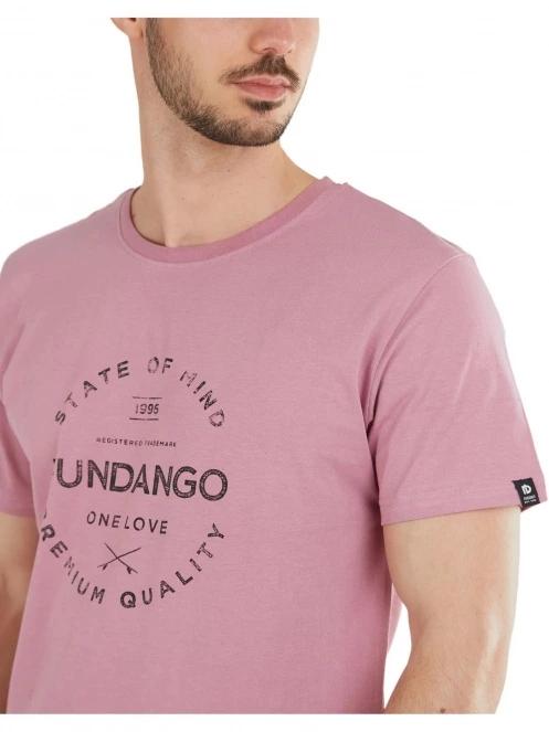 Fundango Basic-T Logo 04 férfi rövid ujjú póló lila színben 6